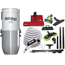 DuoVac Air 50 Central Vacuum And Estate Combo Kit 