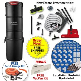 NuTone Central Vacuum All In One Estate Package