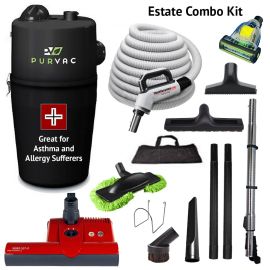 Purvac Killer Whale Central Vacuum And Estate Combo Kit