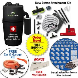 PurVac Central Vacuum All In One Ultimate Package