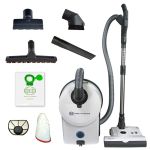 SEBO Airbelt D4 Premium Canister Vacuum White (90641AM/90941AM)